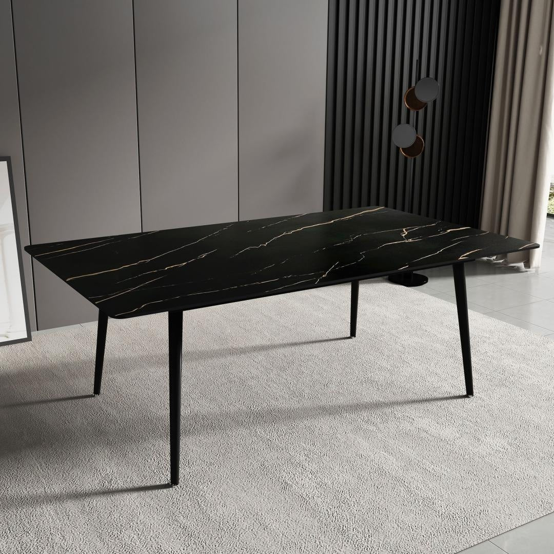 70.8'' Rectangle Dining Table with Stone Top