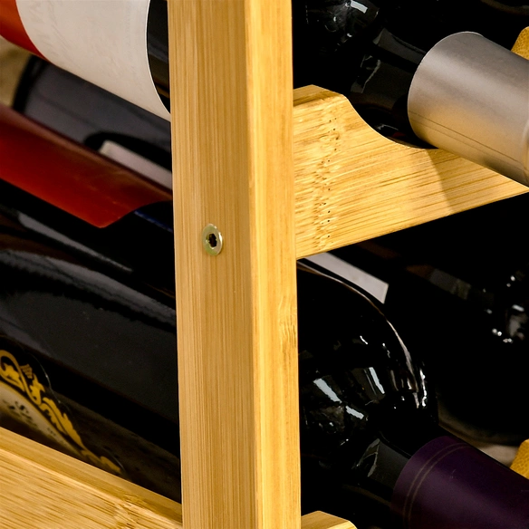 Weinregal, wasserfest, LxBxH: 43x23,5x38 cm, naturfarben
