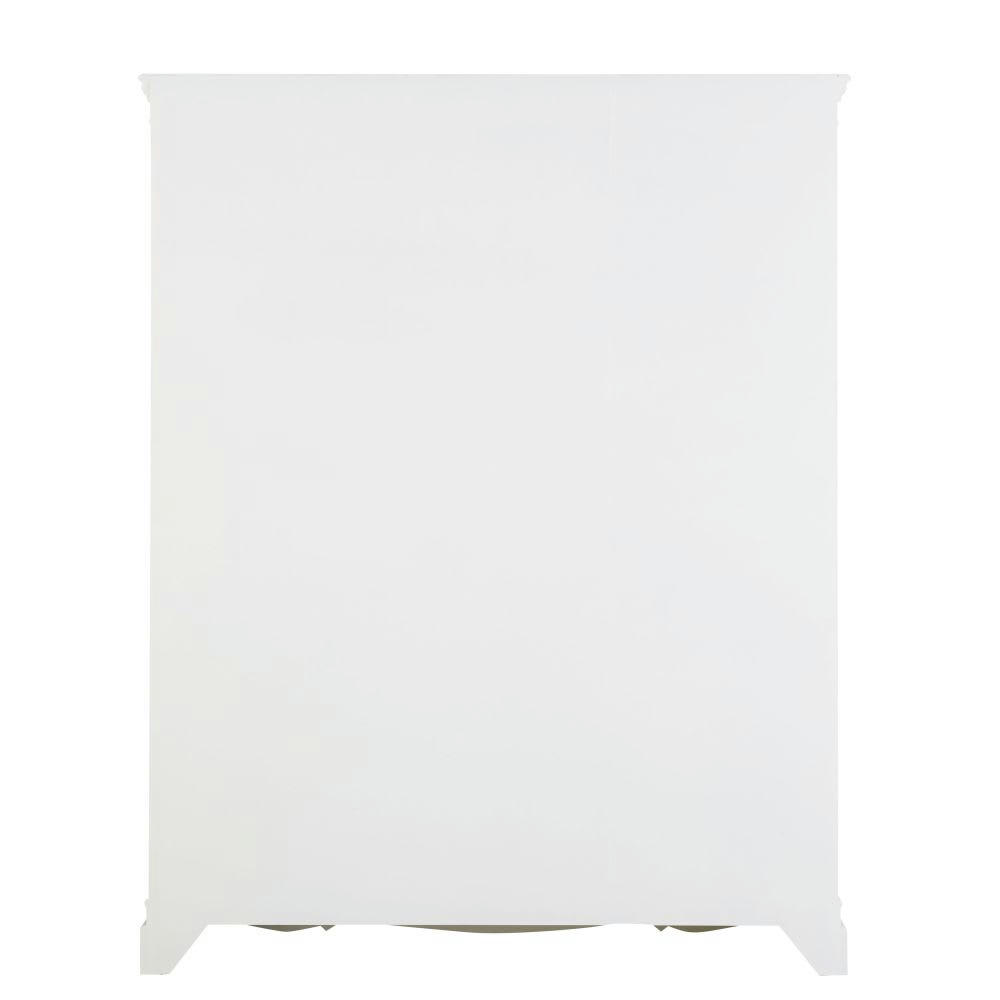 Joséphine - Bibliothèque en paulownia blanc