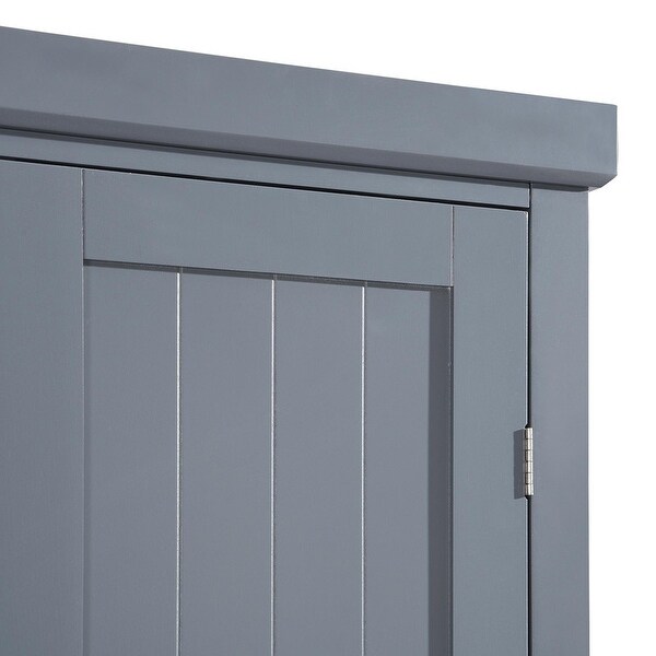 72.4" Freestanding Tall Kitchen Pantry,Storage Cabinet Organizer with 4 Doors and Adjustable Shelves
