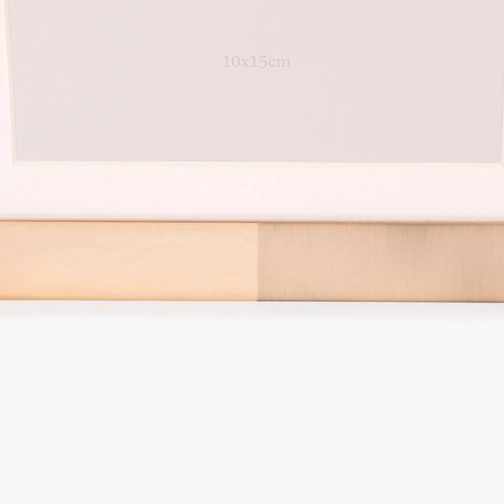 Moldura Tons Dourado 10x15 SHINY & BRUSHED