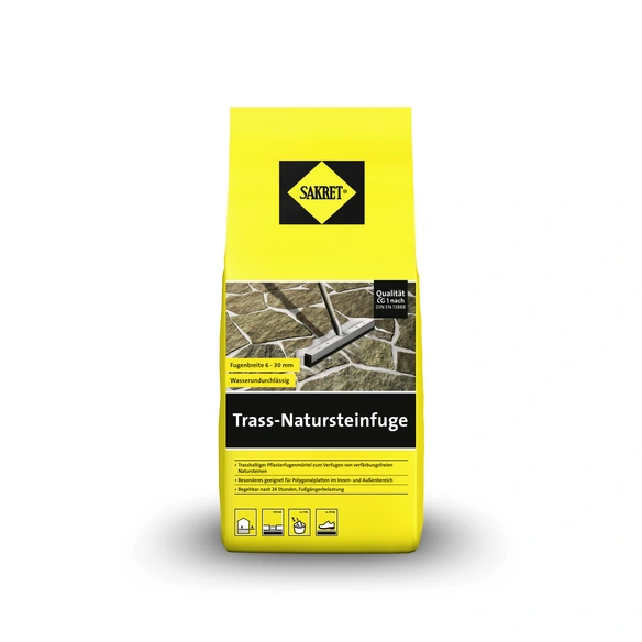Trass-Natursteinfuge grau