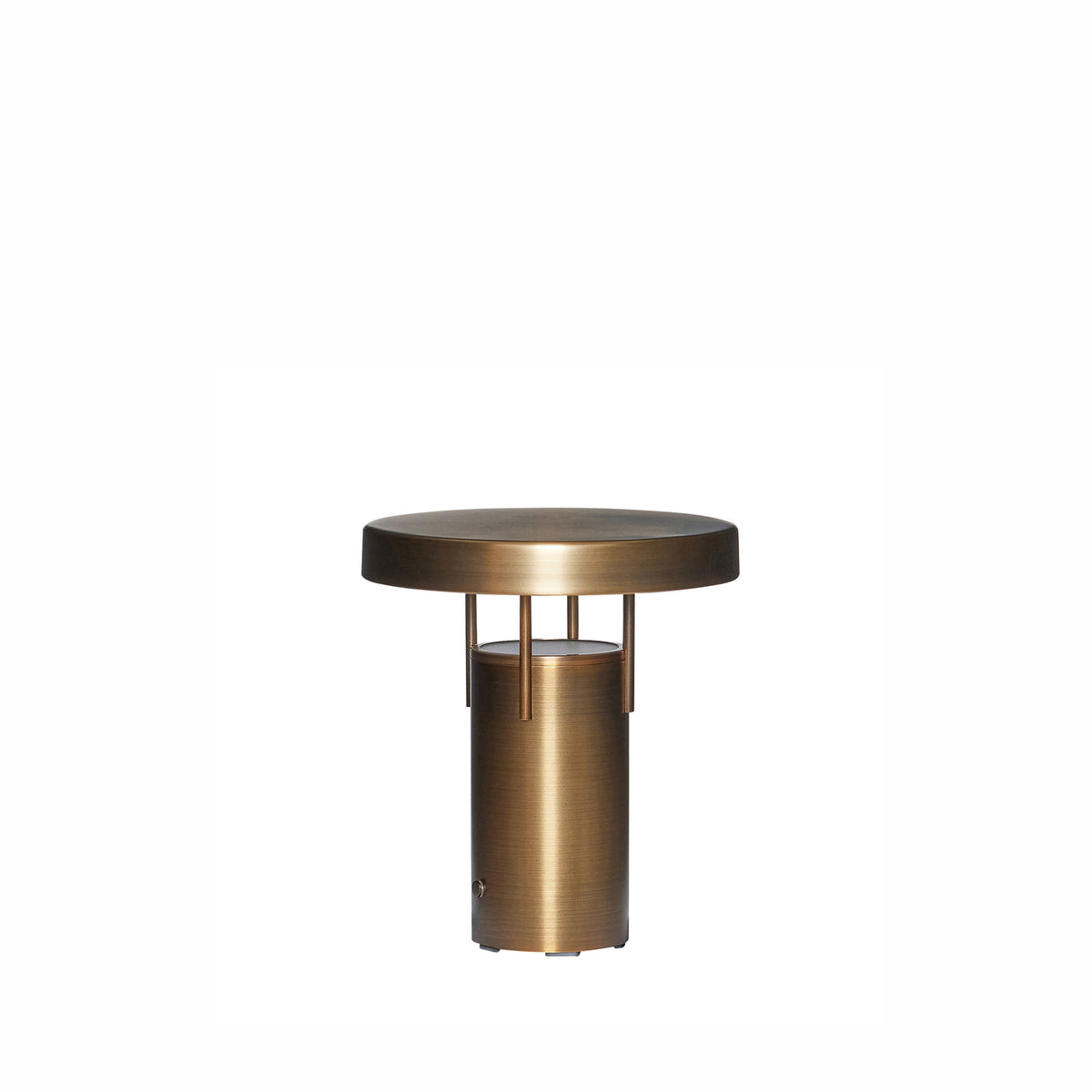 Hübsch draagbare lamp BringMe - ijzer/polycarbonaat - ø18xh20cm, led