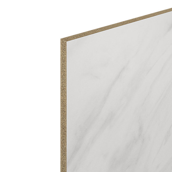 Crédence de cuisine aspect marbre blanc GoodHome l. 200 x H. 60 xm x ép. 8 mm