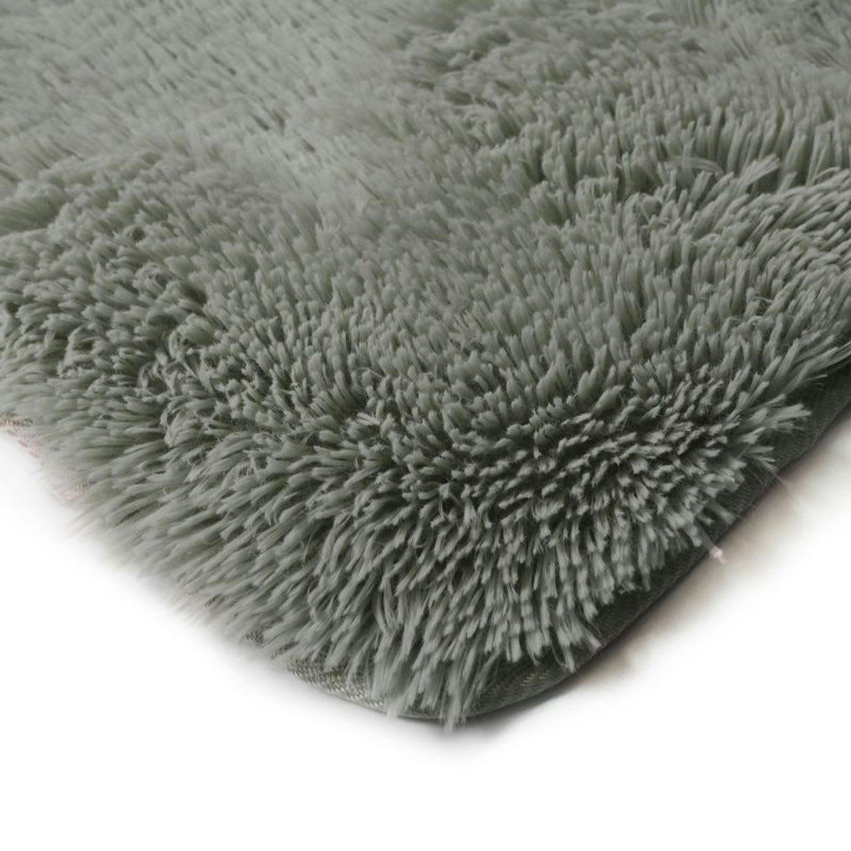NEO - Tapis lavable à base fine et souple extra doux gris clair 190x290