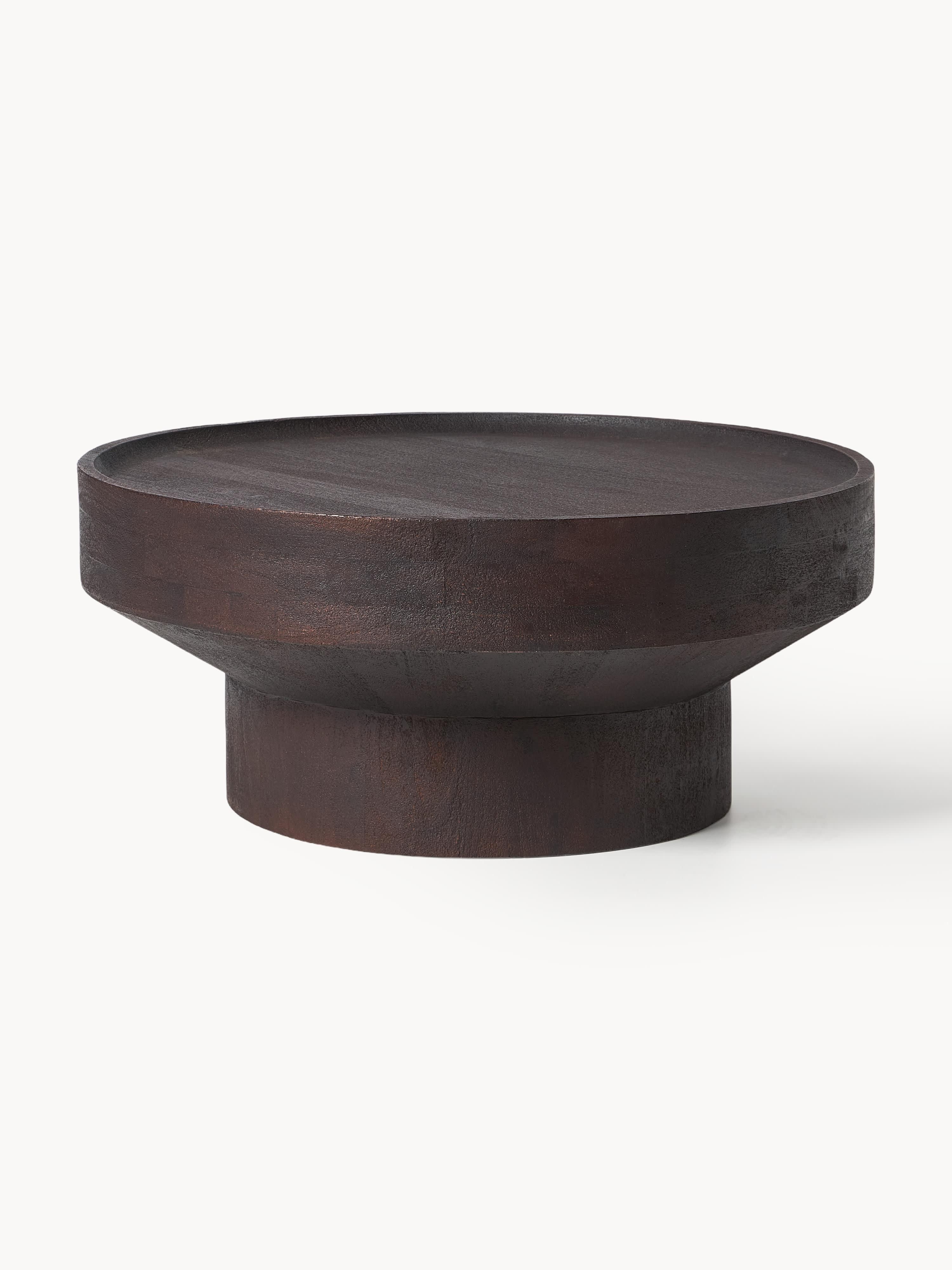 Runder Couchtisch Benno aus Mangoholz