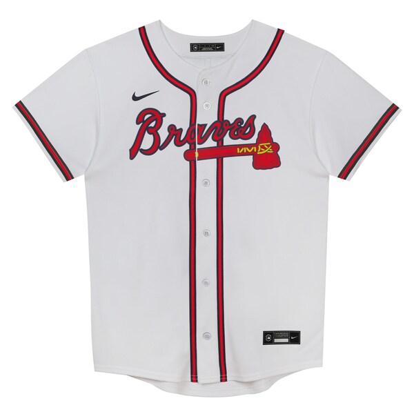 Atlanta Braves Preschool Home Blank Replica Jersey - White