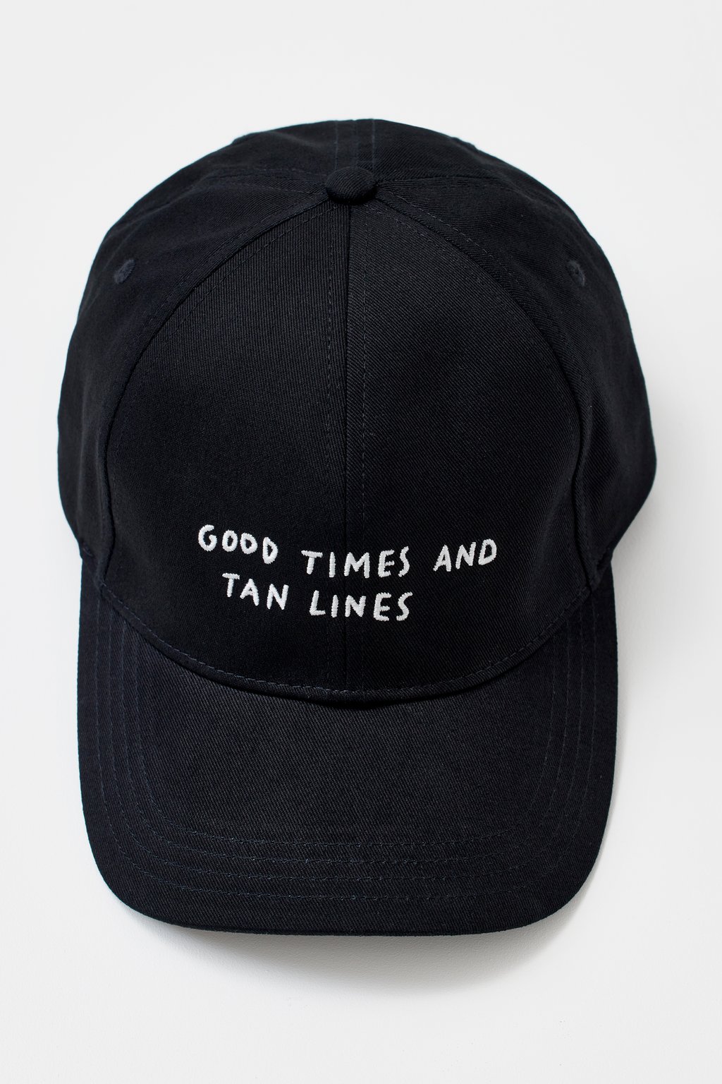 Cap aus Premium-Baumwolle mit Schriftzug