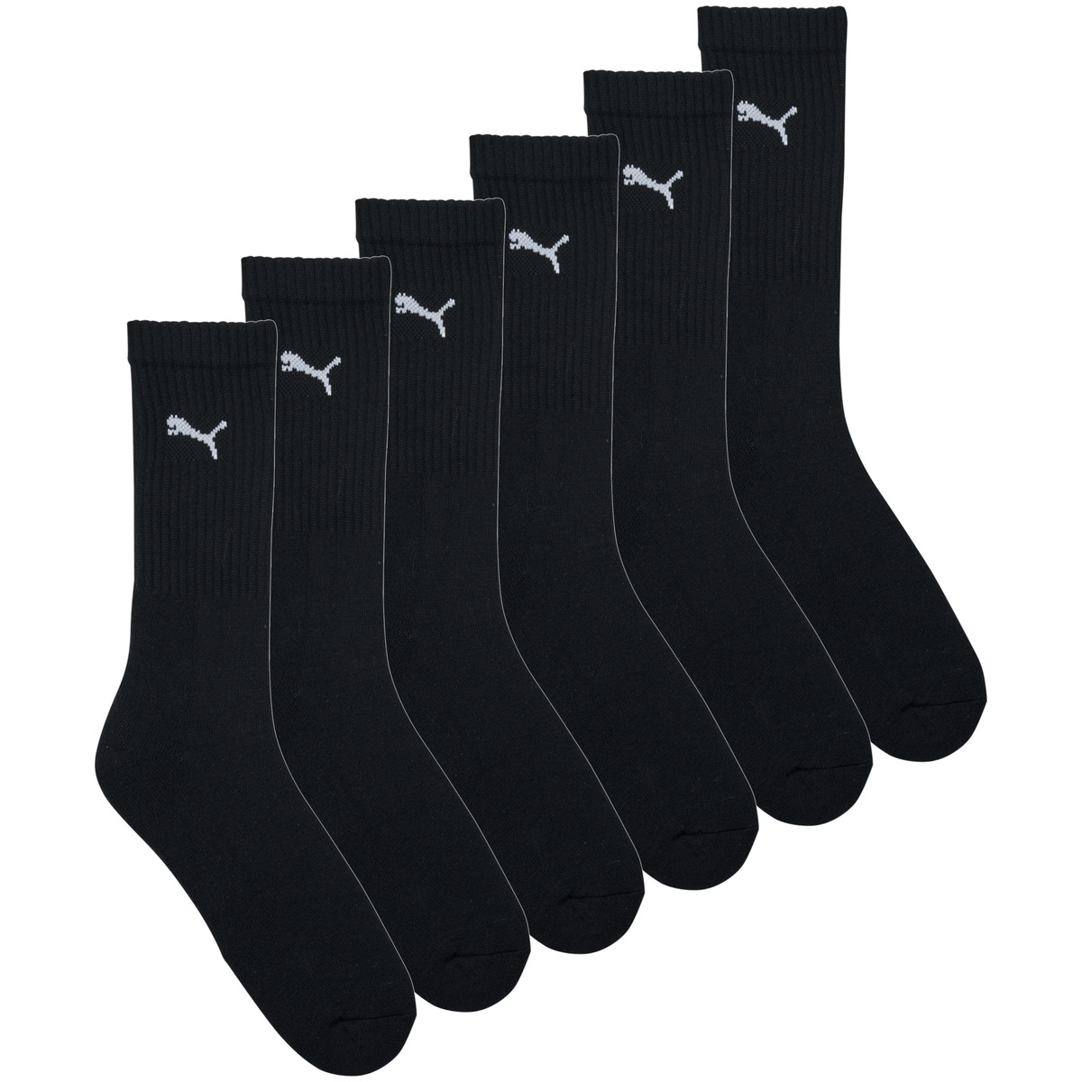 Puma - PUMA CREW SOCK Pack de 6 - Black