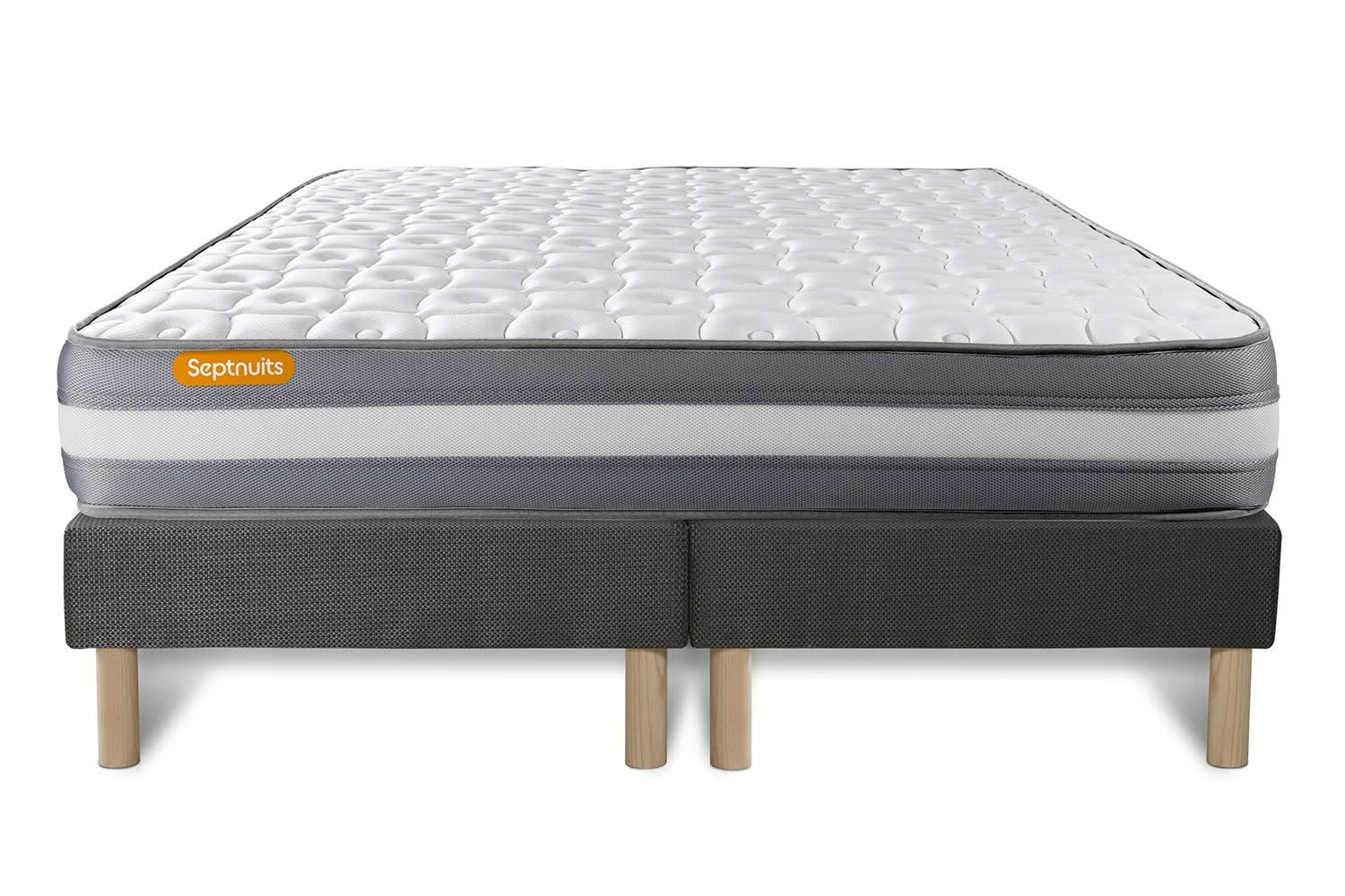 MEMO PLUS - Ensemble 160x200 Mémoire de forme double sommiers
