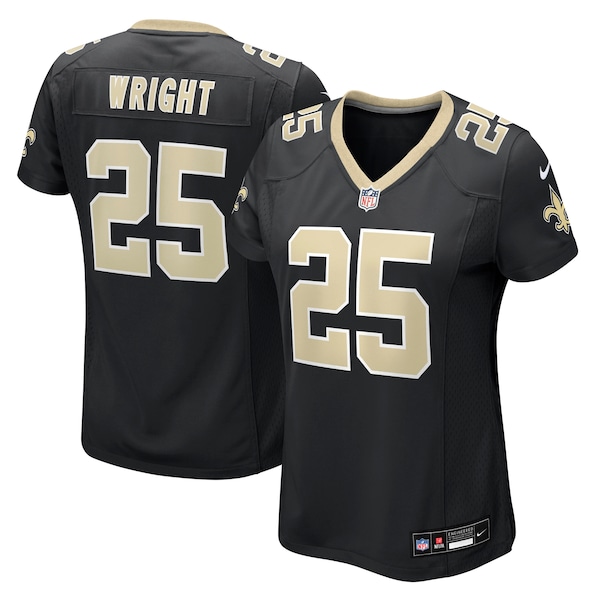 Rejzohn Wright New Orleans Saints Nike Women's Team Game Jersey -  Black