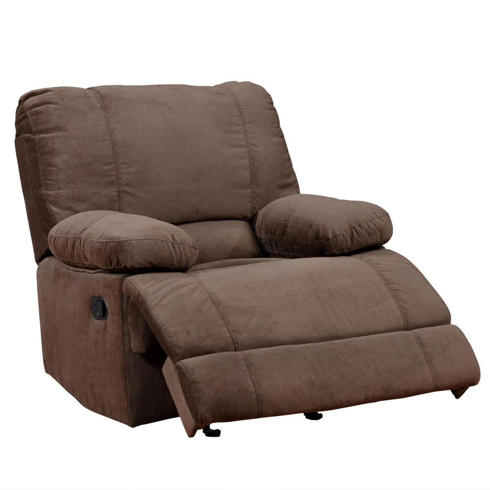 Kevin Brown Upholstered Fabric Glider Reading Recliner