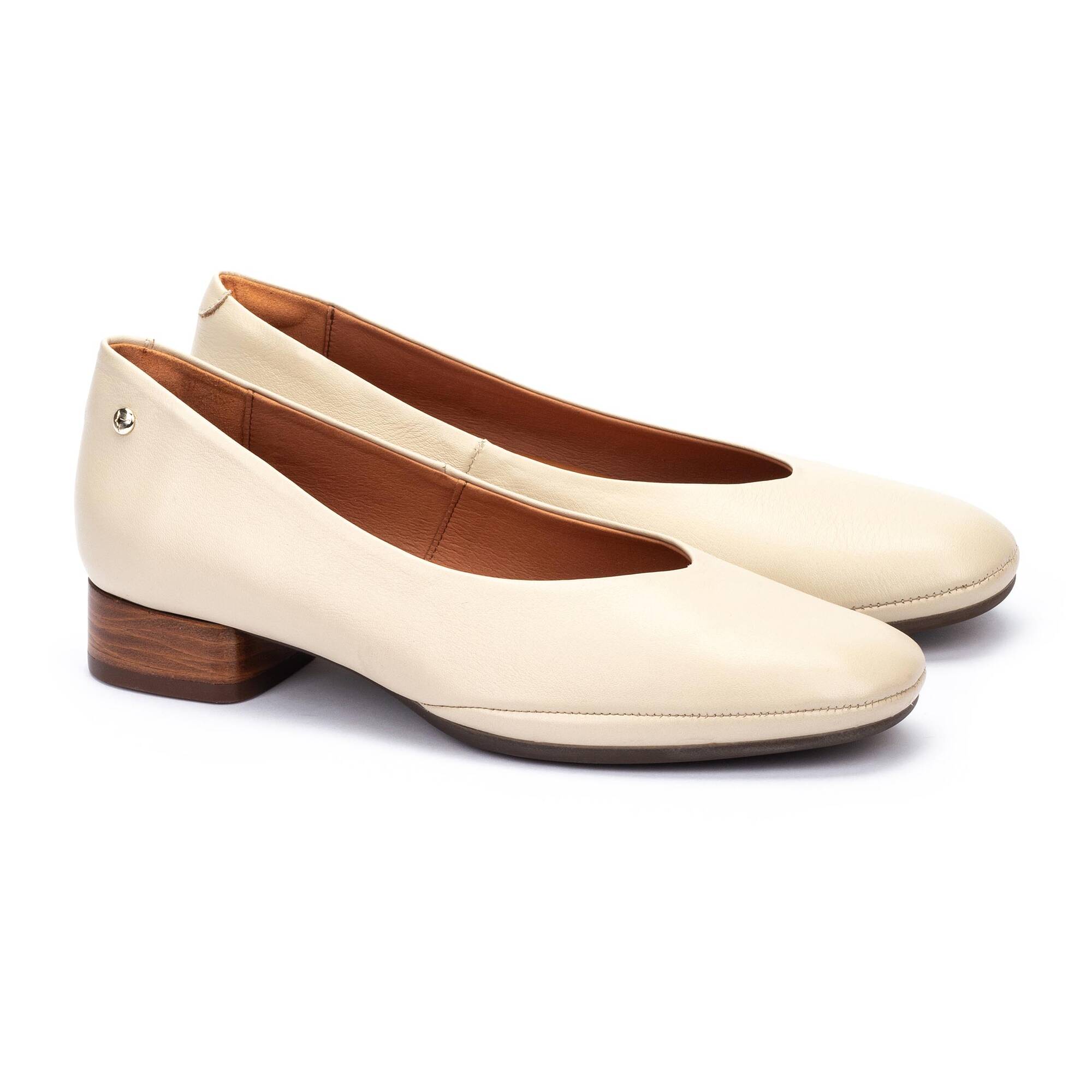UBEDA - Zapatos tacón con horma amplia para mujer