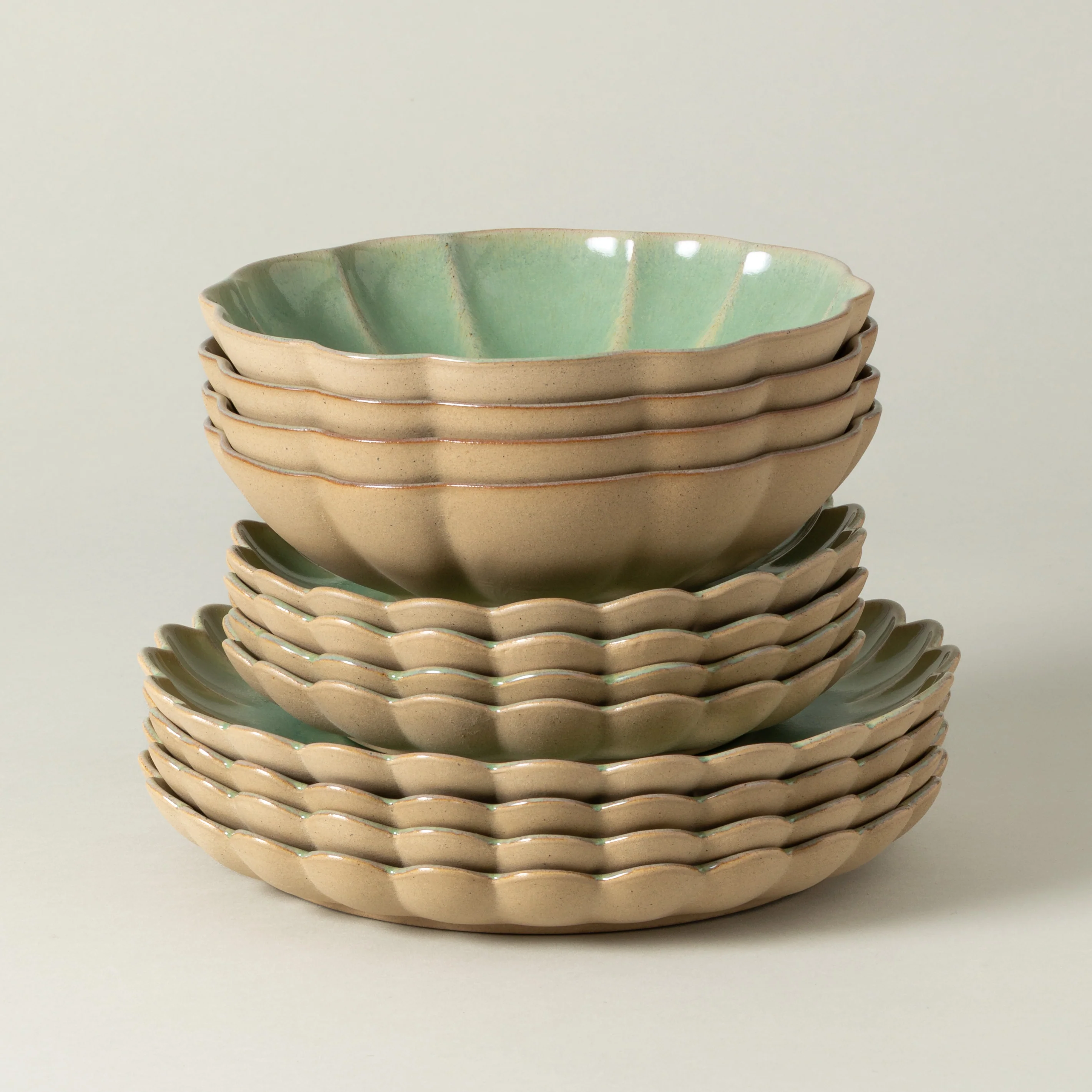 12-Piece Dinnerware Set with Soup/Pasta Plate Marrakesh