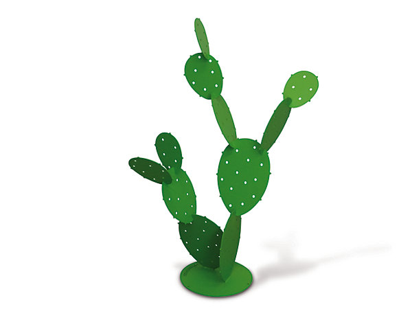 Cactus Métal Figuier H120 - Vert