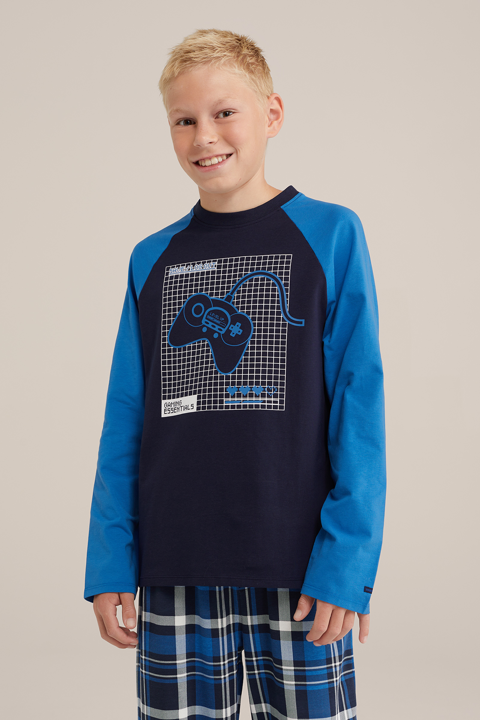 Jongens pyjamaset met print