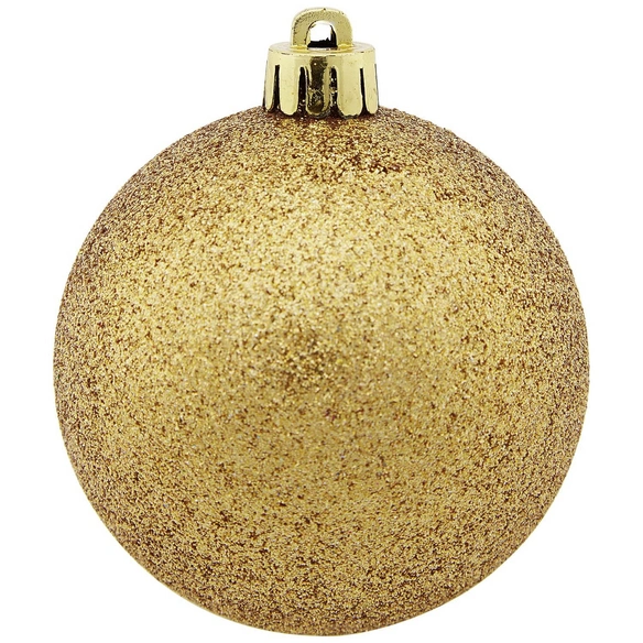 Weihnachtskugel, Ø: 7 cm, goldfarben, 25 Stück