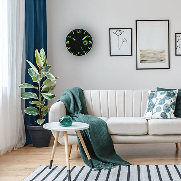 Horloge FISHTEC Green Light murale