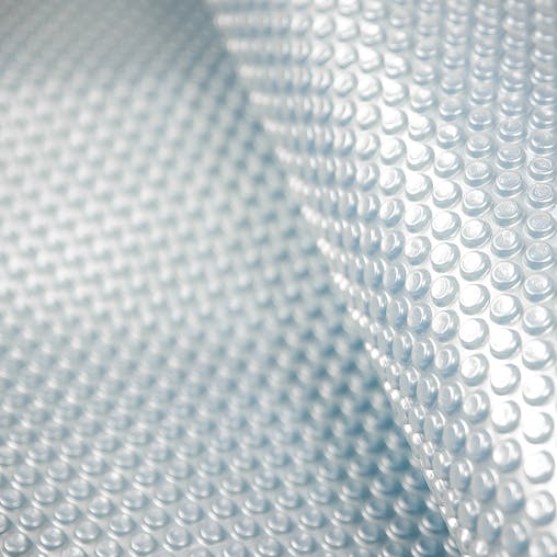 NNEDPE 400 Micron Solar Swimming Pool Cover Silver/Blue - 6.5m x 3m