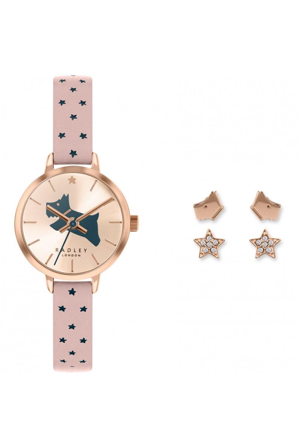 Radley Gift Set Plated Stainless Steel Fashion Analogue Watch - Ry2912A-Set