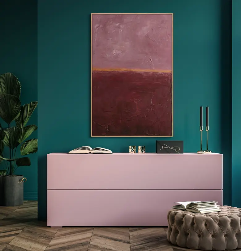 Bild mit Rahmen Design Painting