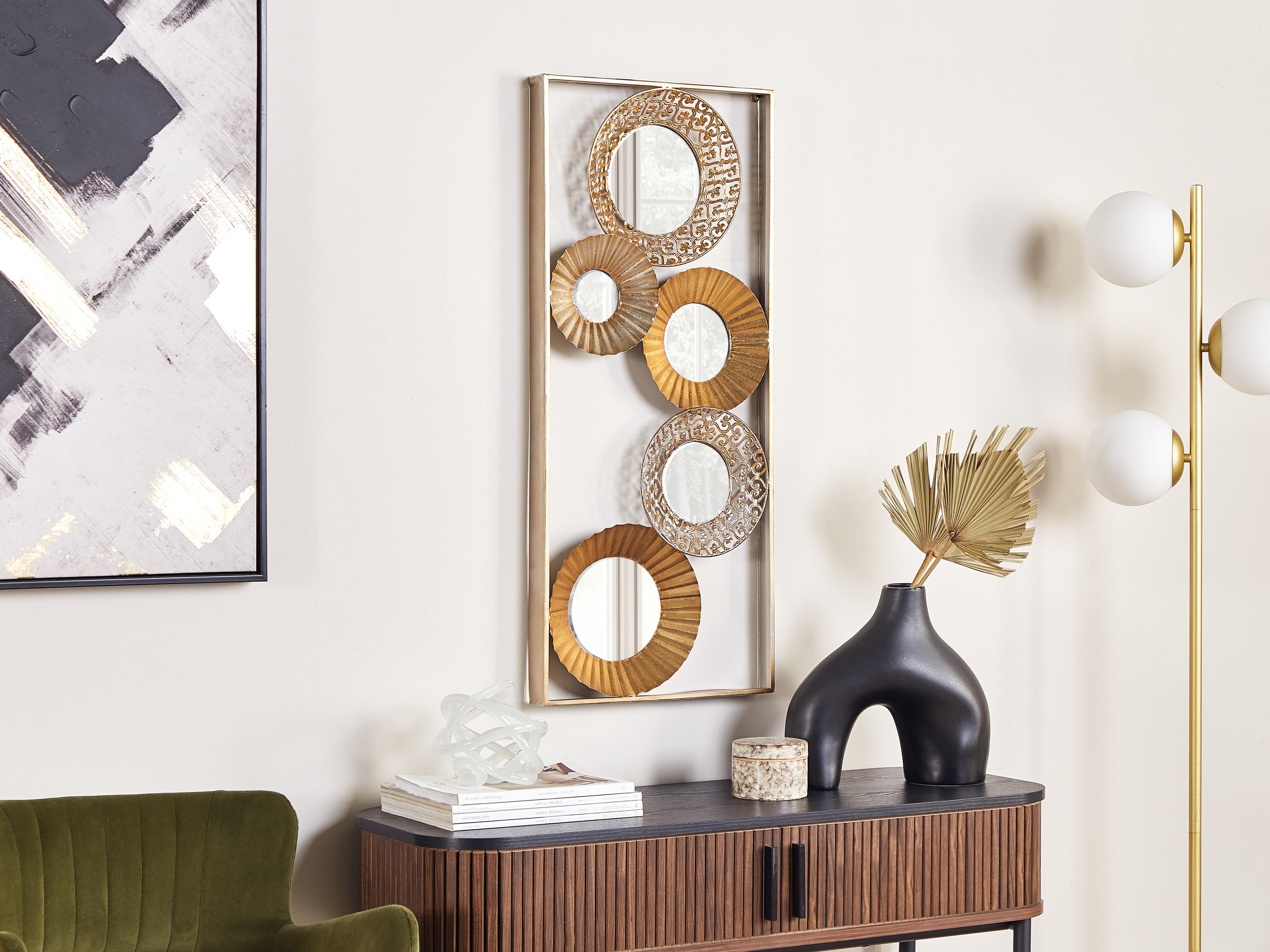 Wall Decor MAICOBA Metal 90 cm Gold