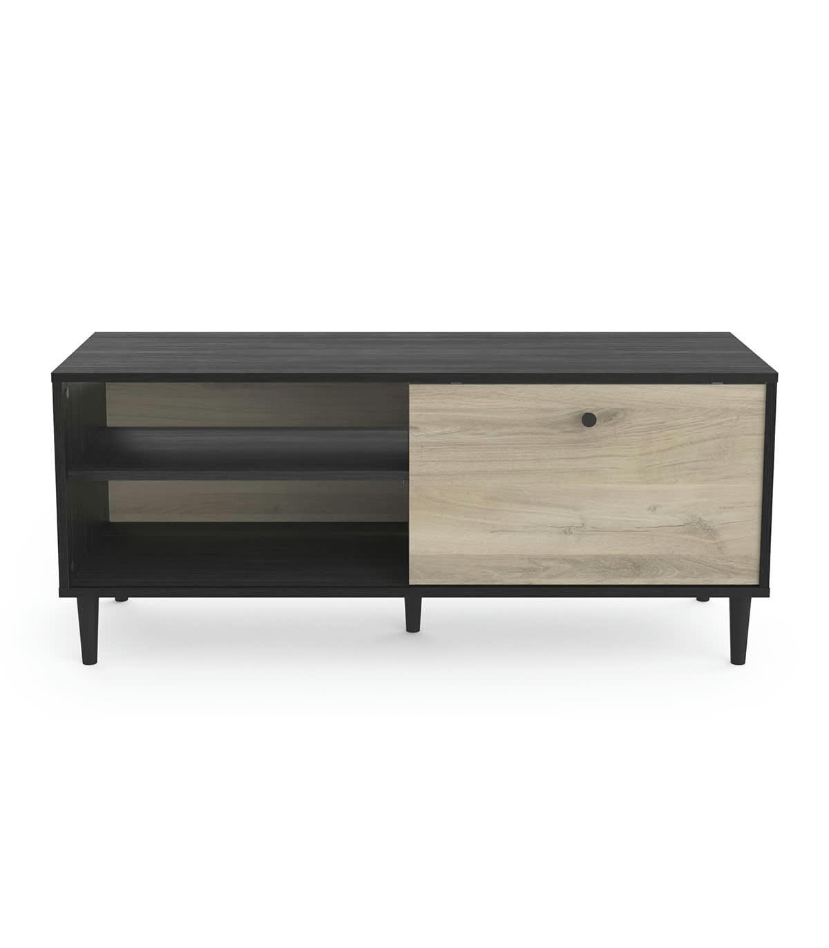 ARTY - Meuble TV avec 1 porte coulissante L110.4 cm