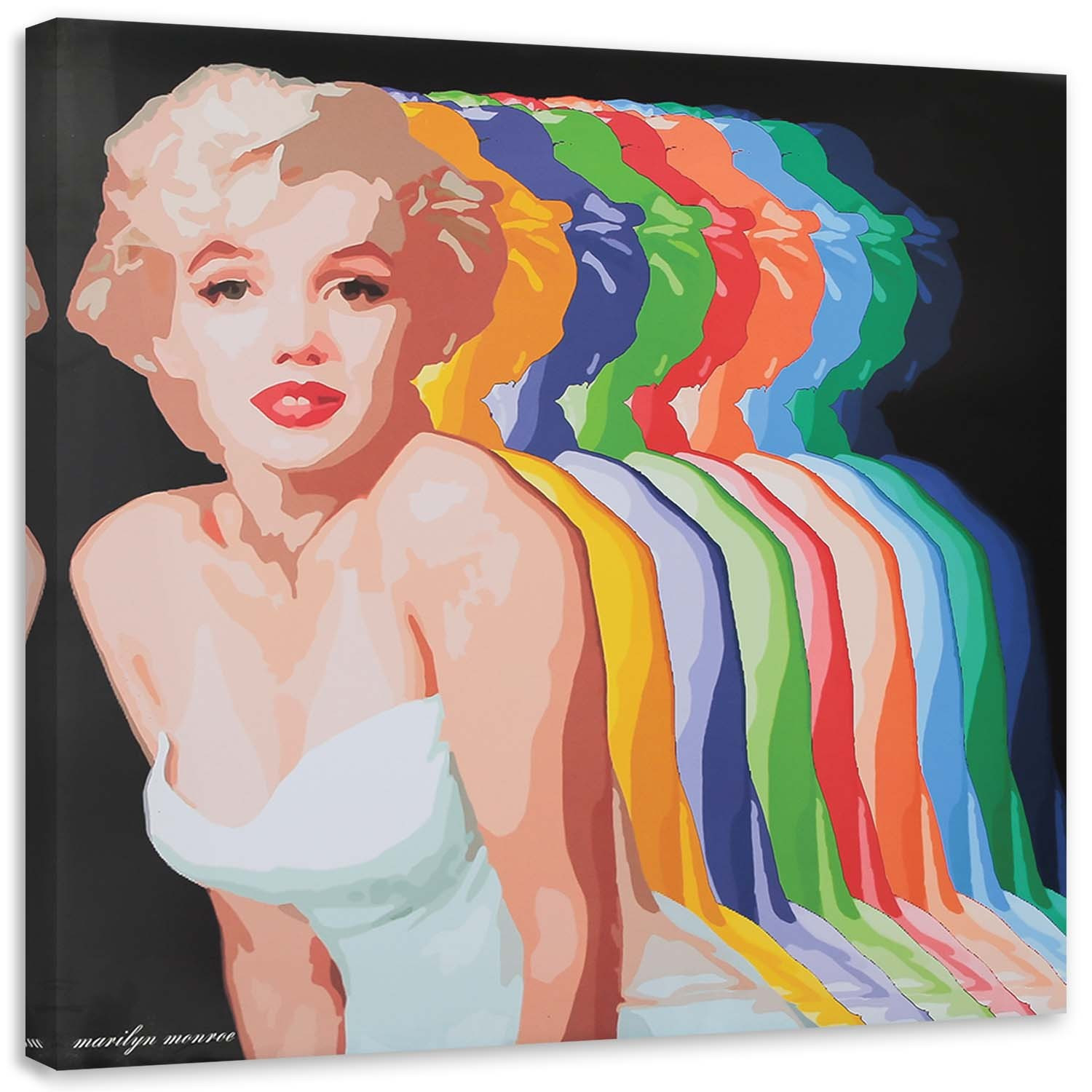 Feeby Obraz na płótnie Marilyn Monroe z cieniami 30x30