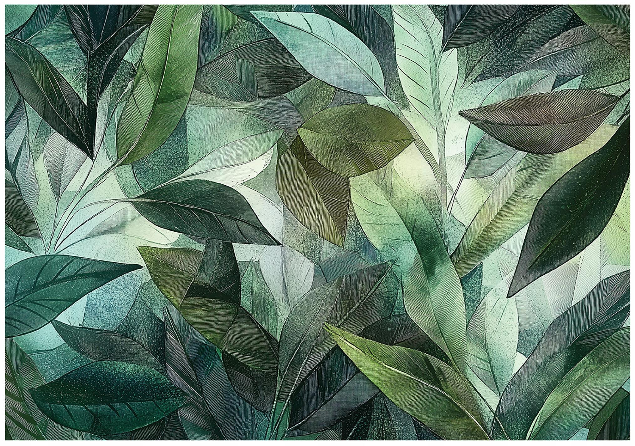 Fototapeta Liście Natura Dżungla Sypialnia Salon Tapeta Flizelina 250X175