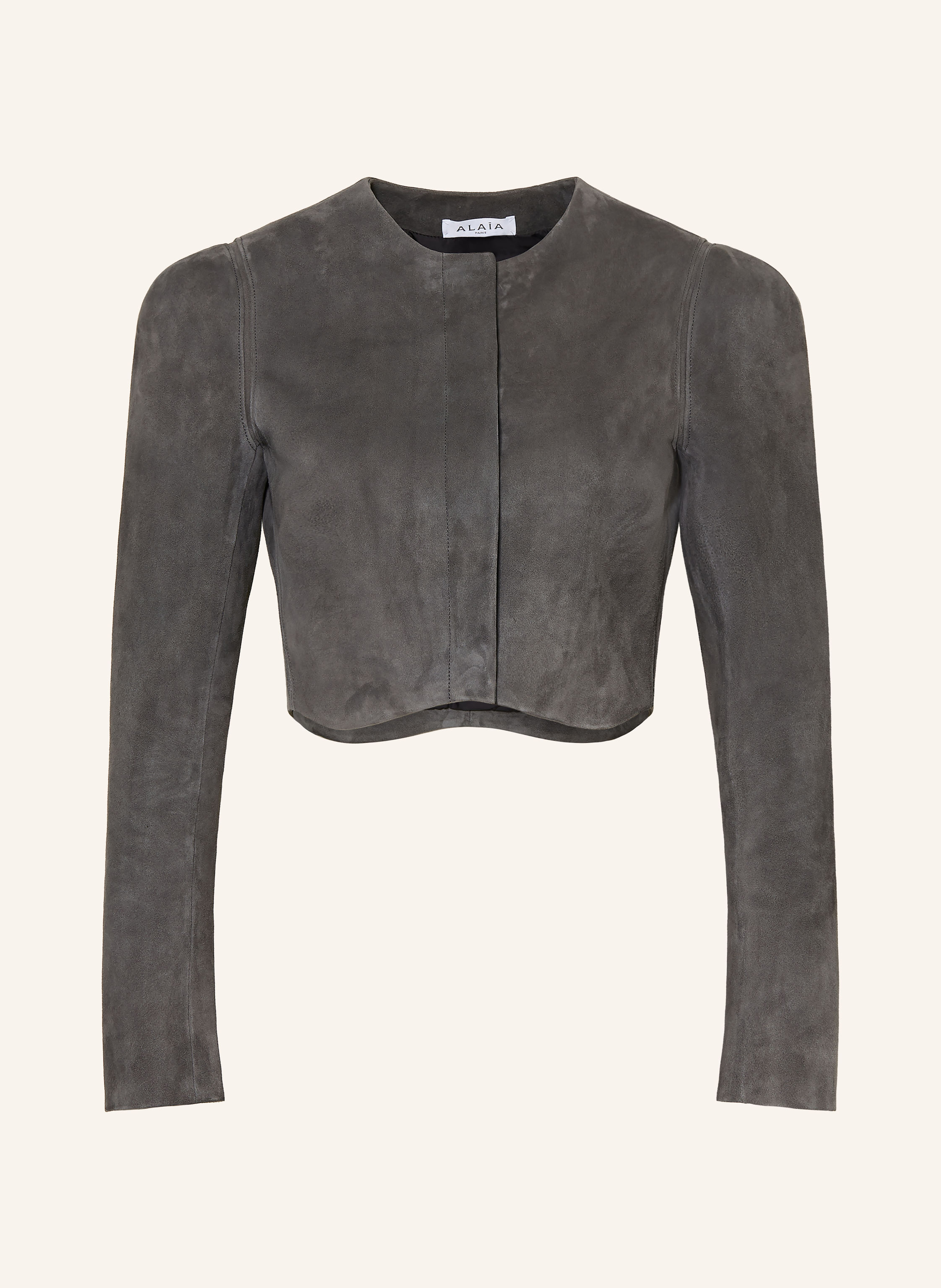 ALAÏA Cropped-Lederjacke