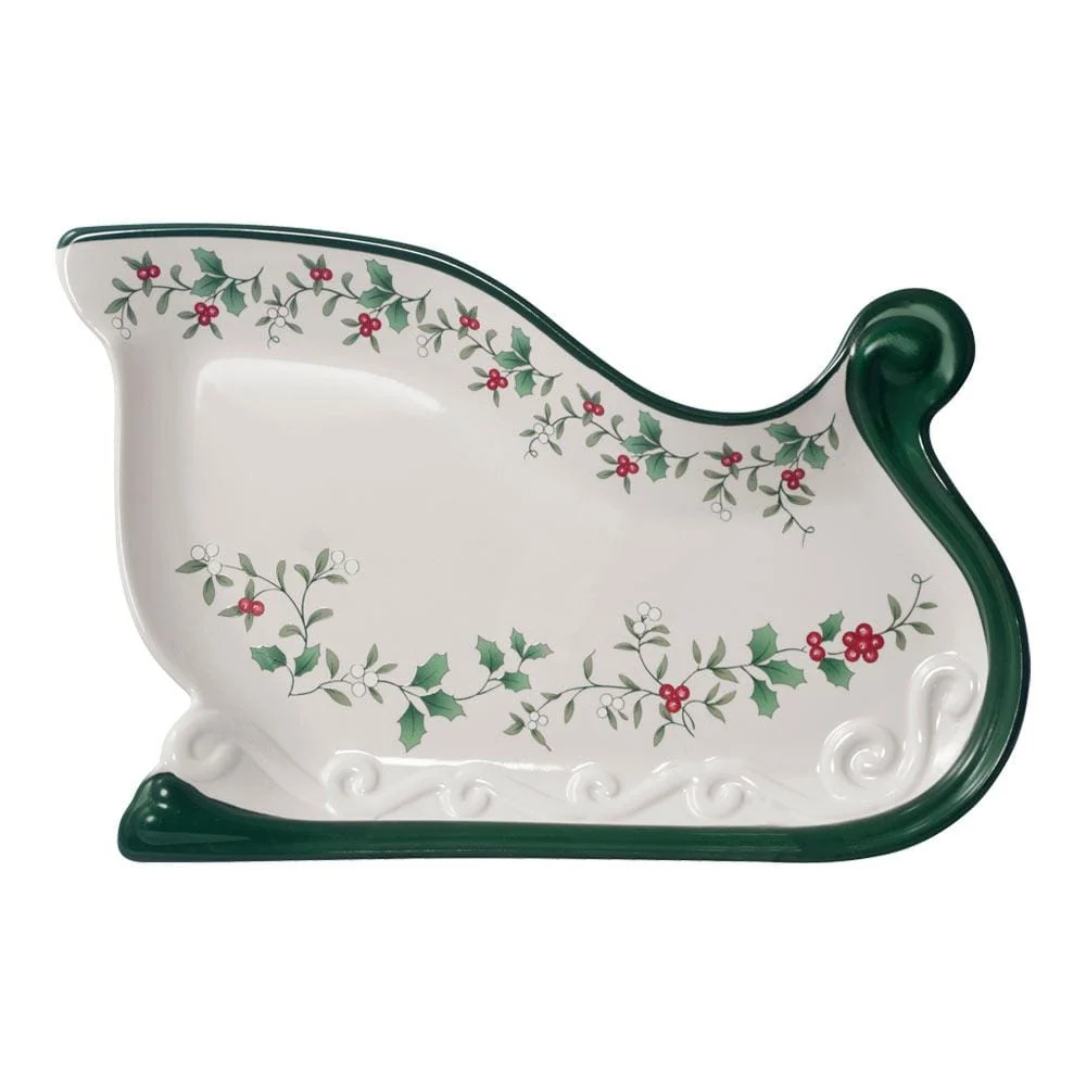Winterberry® Sleigh Serve Dish