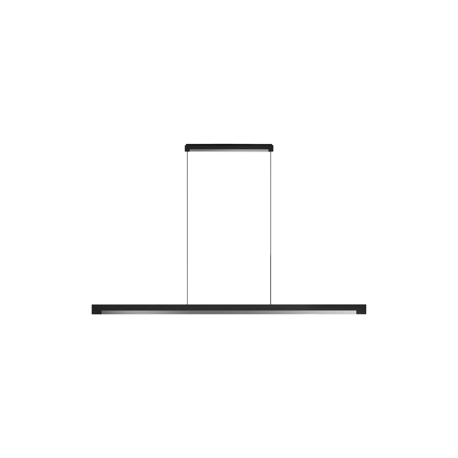 INLAY S1400 LINEAR pendel, matt black/satin silver