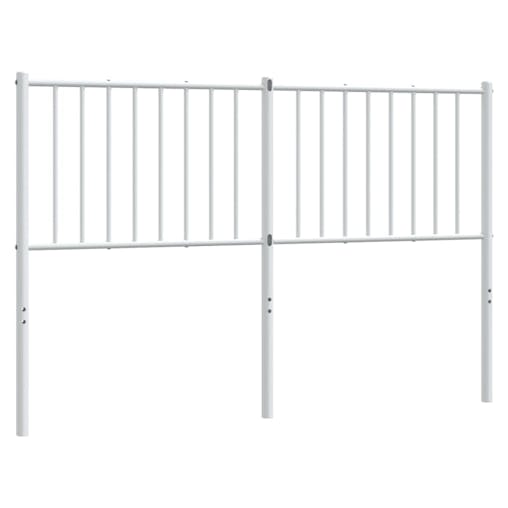 NNEVL Metal Headboard White 137 cm