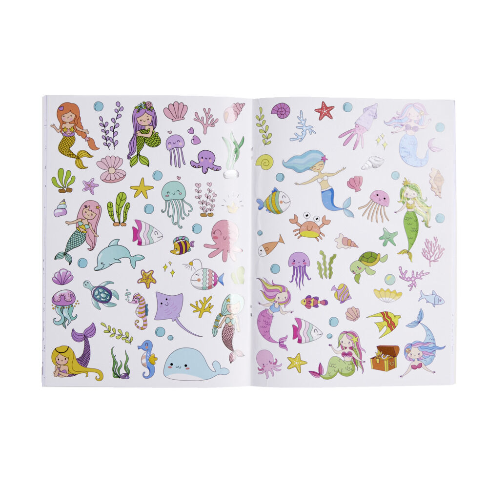 Livre de de coloriage 16 pages   4 stickers inclus