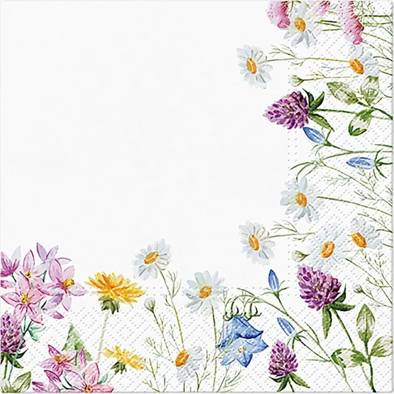 Serviette 20er-Set Blumenwiese