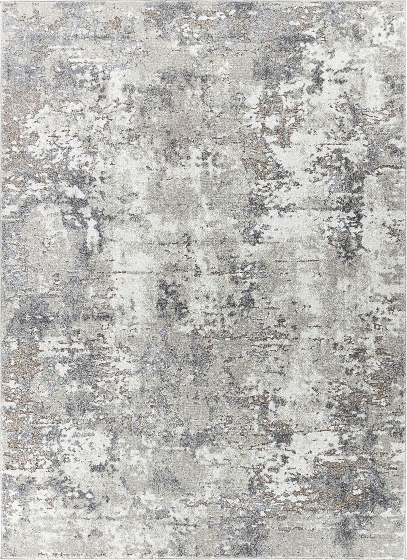 DONNA - Tapis Abstrait Moderne Blanc/Gris 120x170