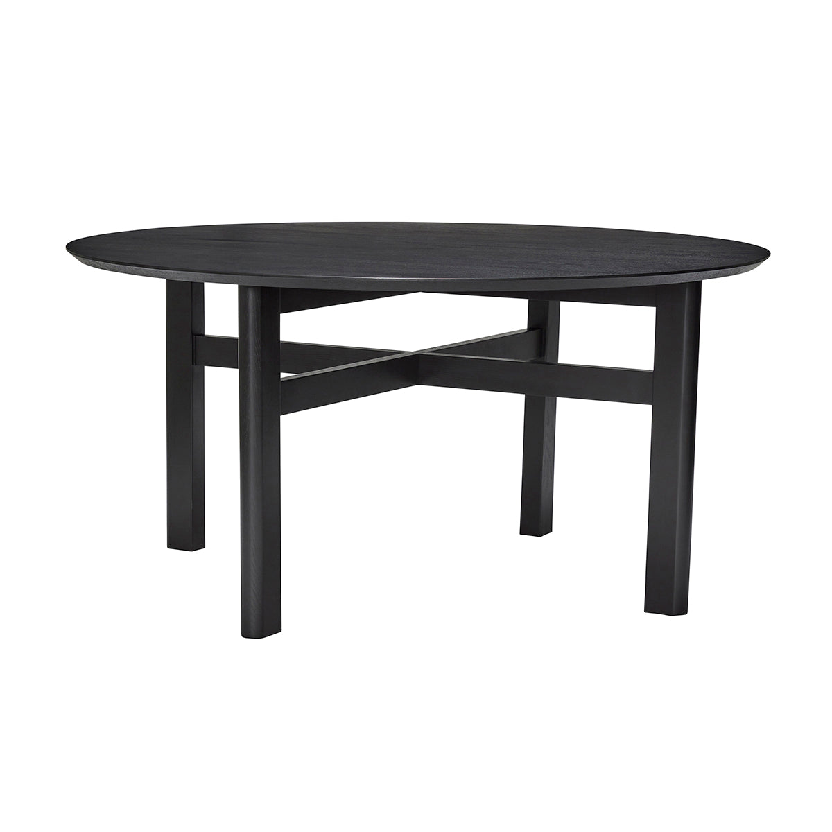 Hübsch salontafel Fjord - essenhout/eucalyptushout - ø80xh42cm