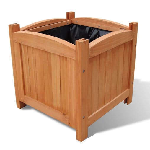 NNEVL Raised Beds 4 pcs 30x30x30 cm