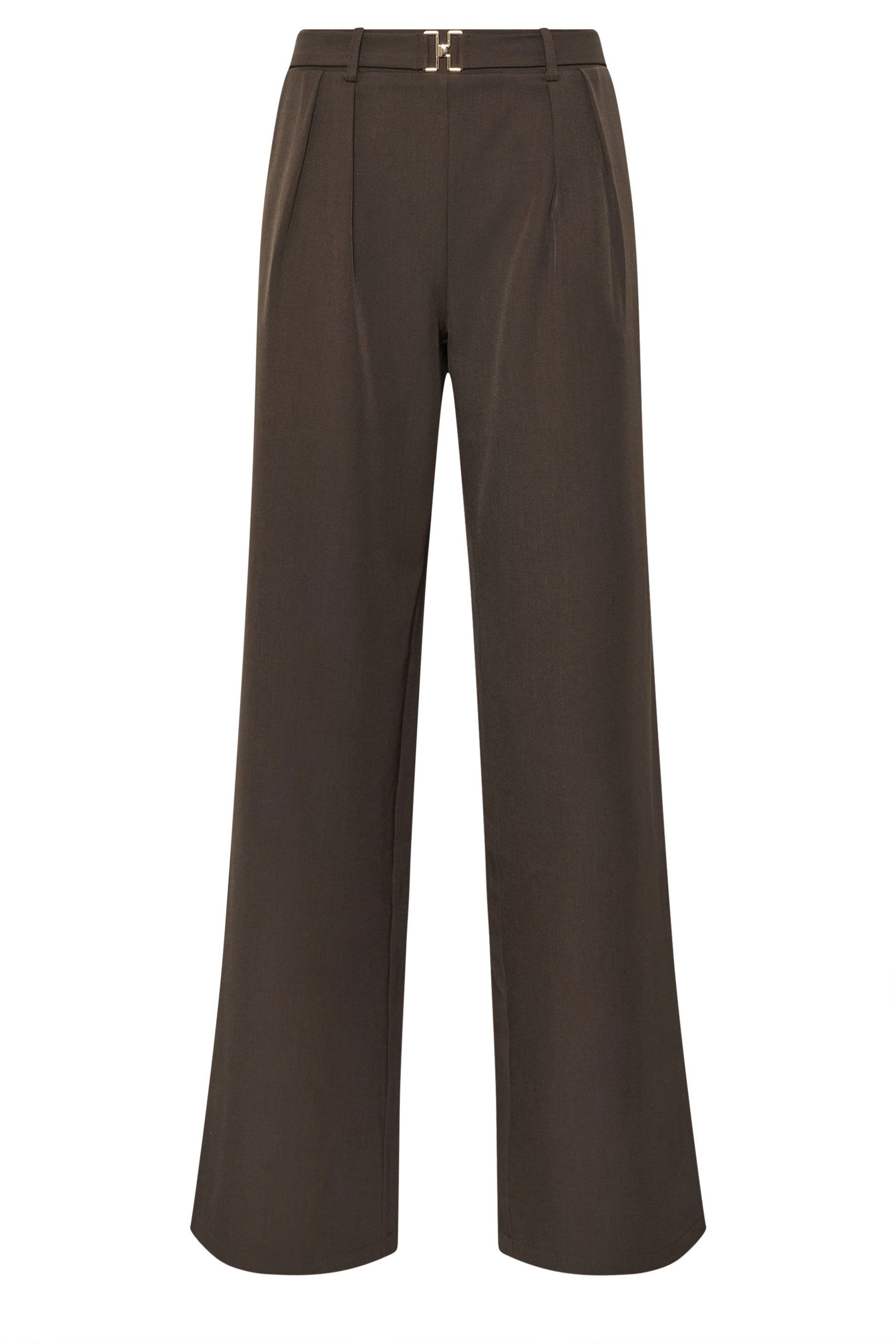 Long Tall Sally Tall Buckle Wide Leg Trousers