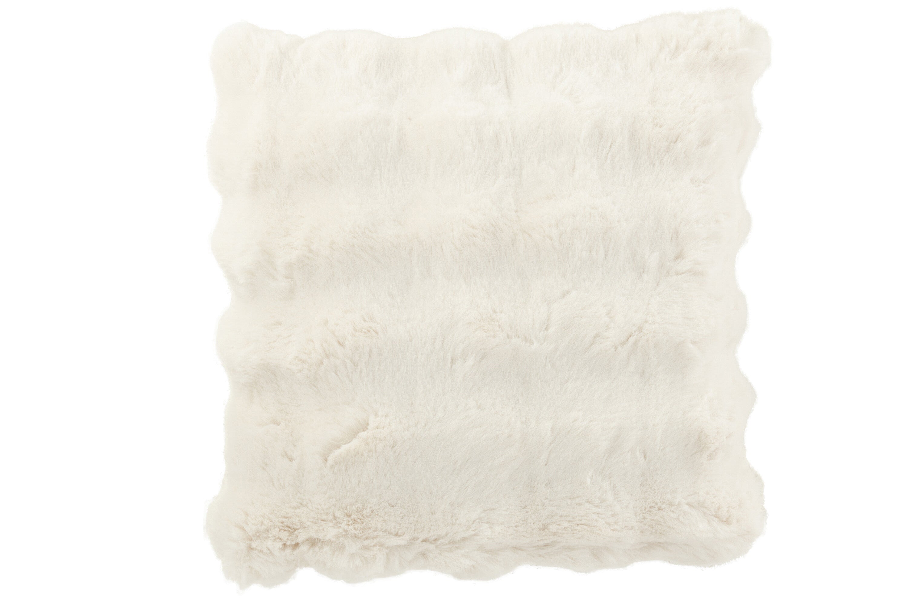 J-Line kussen Wave - polyester - wit