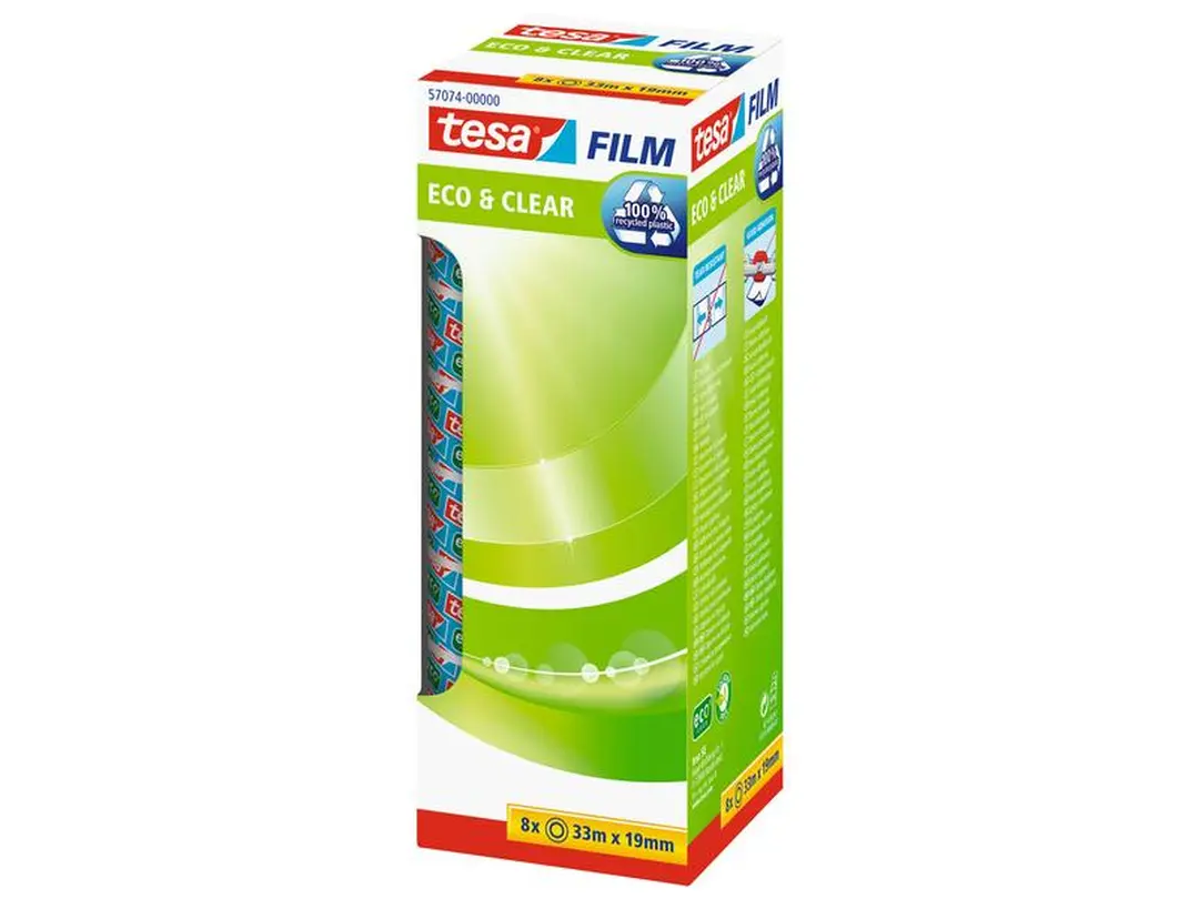 Klebeband 8er-Set Eco & Clear