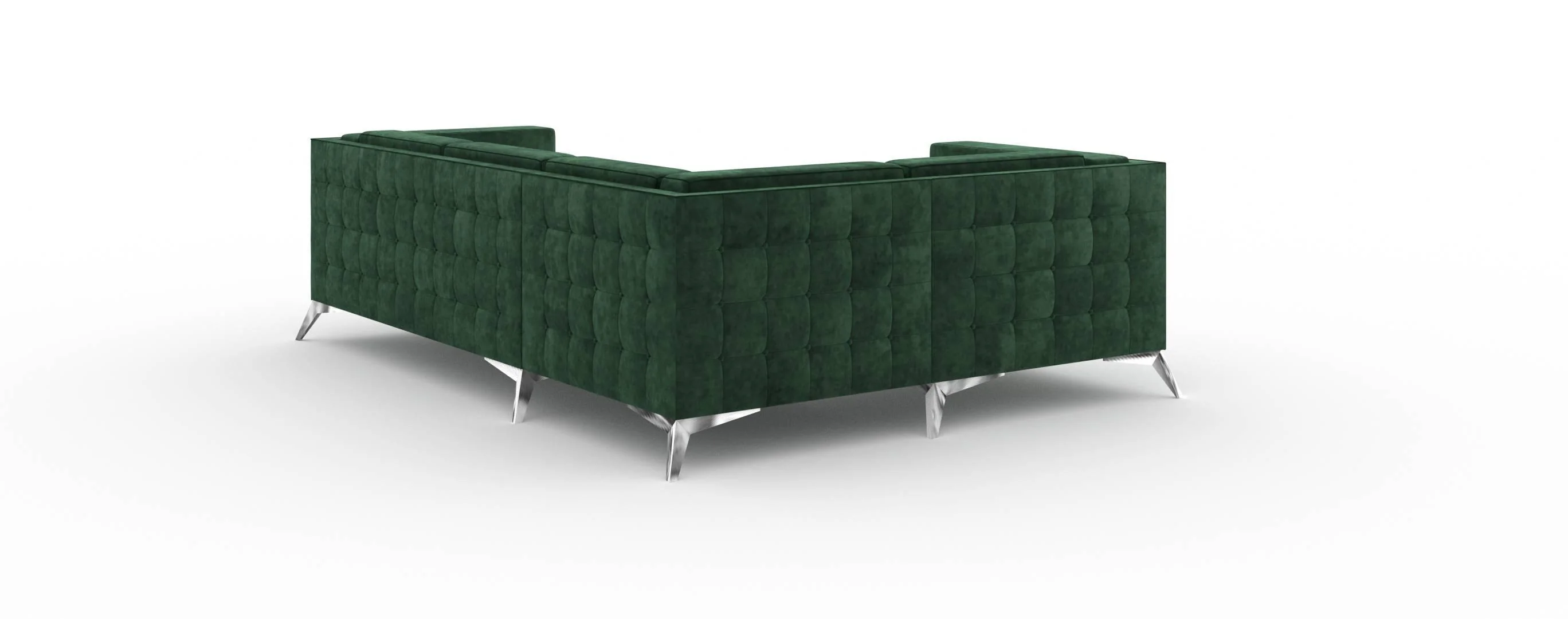 3-zitshoekbank Gusto links velvet