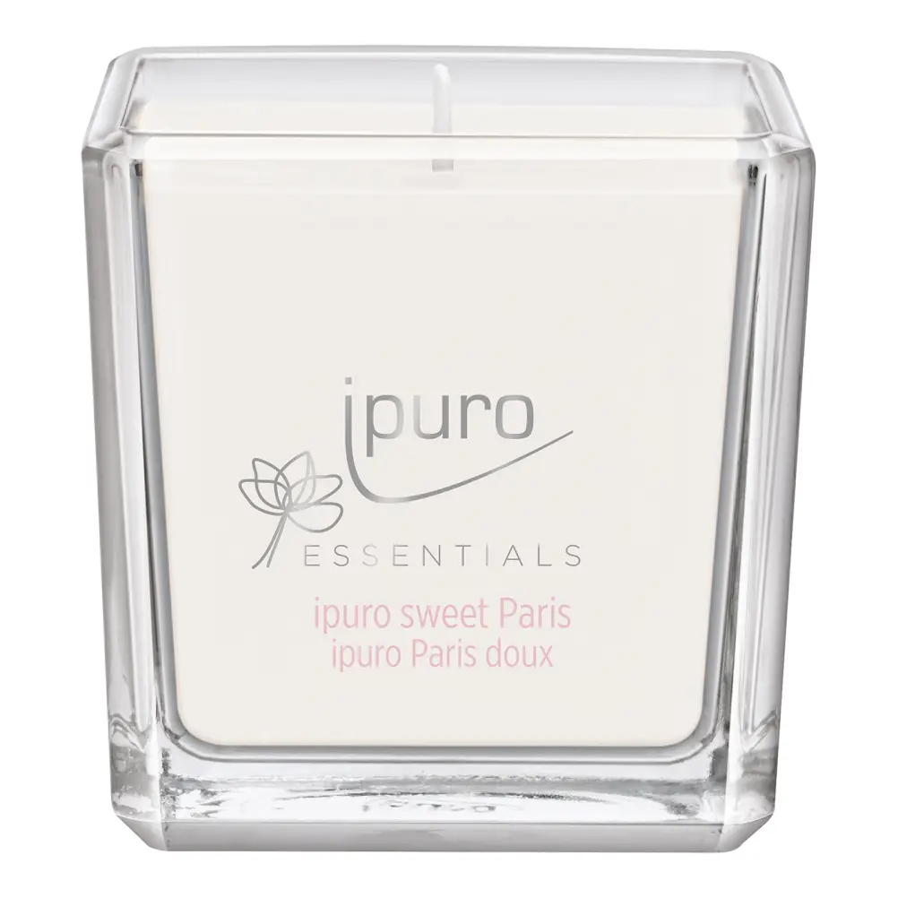 Bewertungen - ipuro ESSENTIALS Duftkerze Sweet Paris Rosa, 0,125 kg