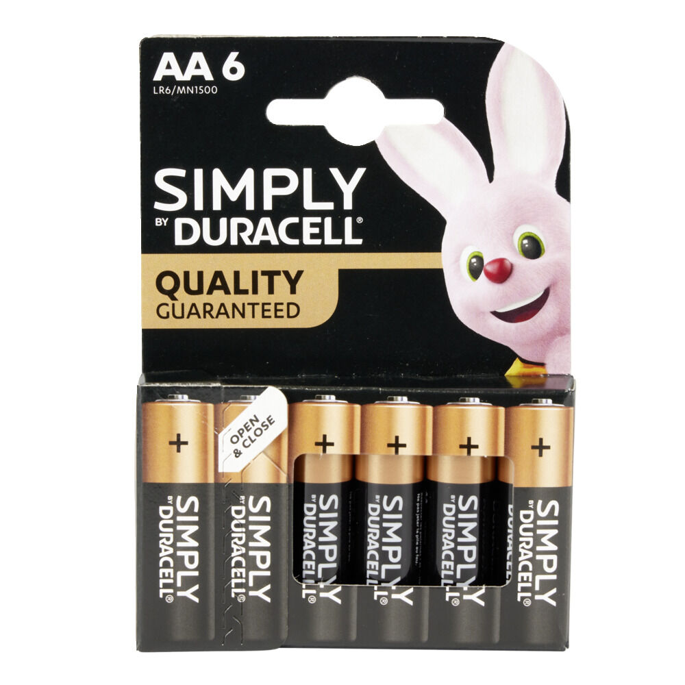 Pile LR06 type AA x6 Duracell