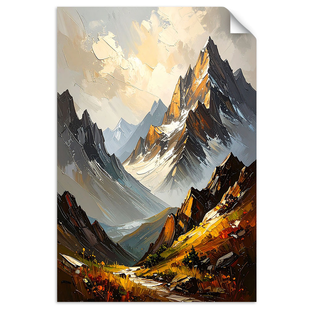 Naklejka samoprzylepna Feeby Krajobraz Pejzaż Góry Natura 20x30