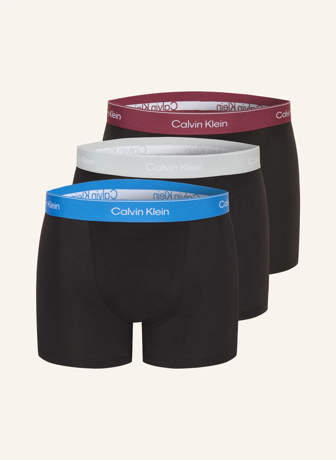 Calvin Klein 3er-Pack Boxershorts ICON COTTON Relaxed Fit