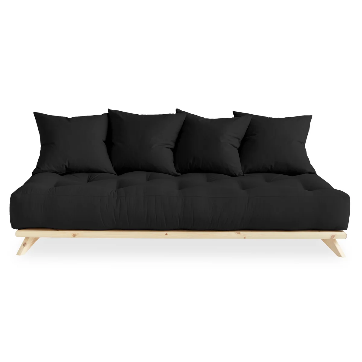 Karup - Senza Sofa, Kiefer natur / dunkelgrau