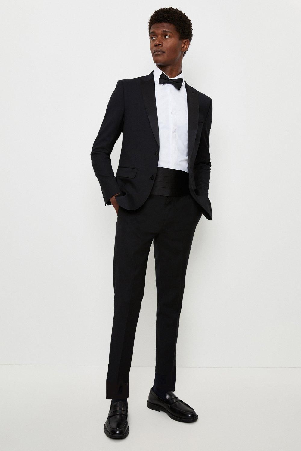 Burton Black Bow Tie And Cummerbund Set