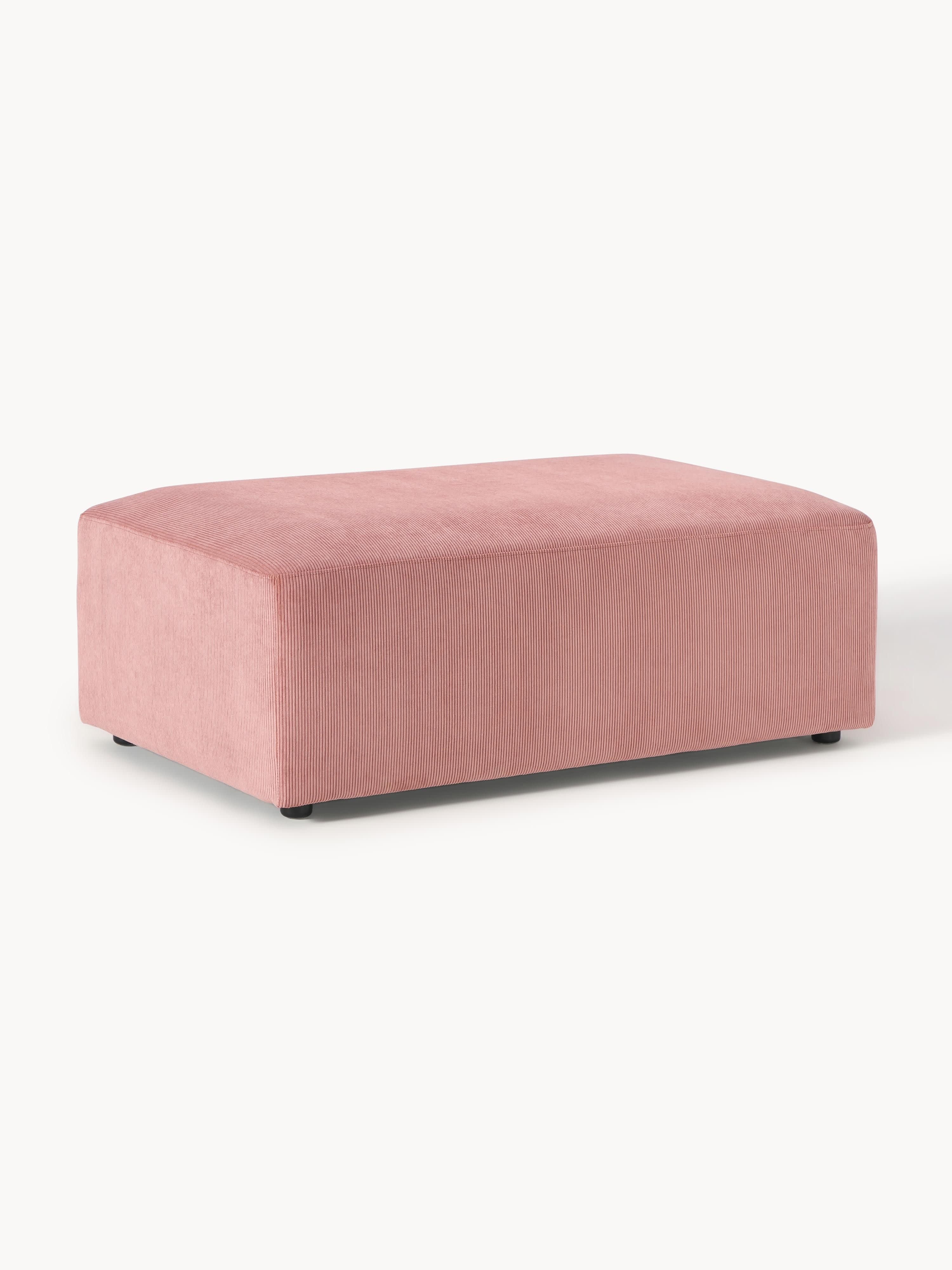 XL Sofa-Hocker Melva aus Cord, B 116 x T 72 cm