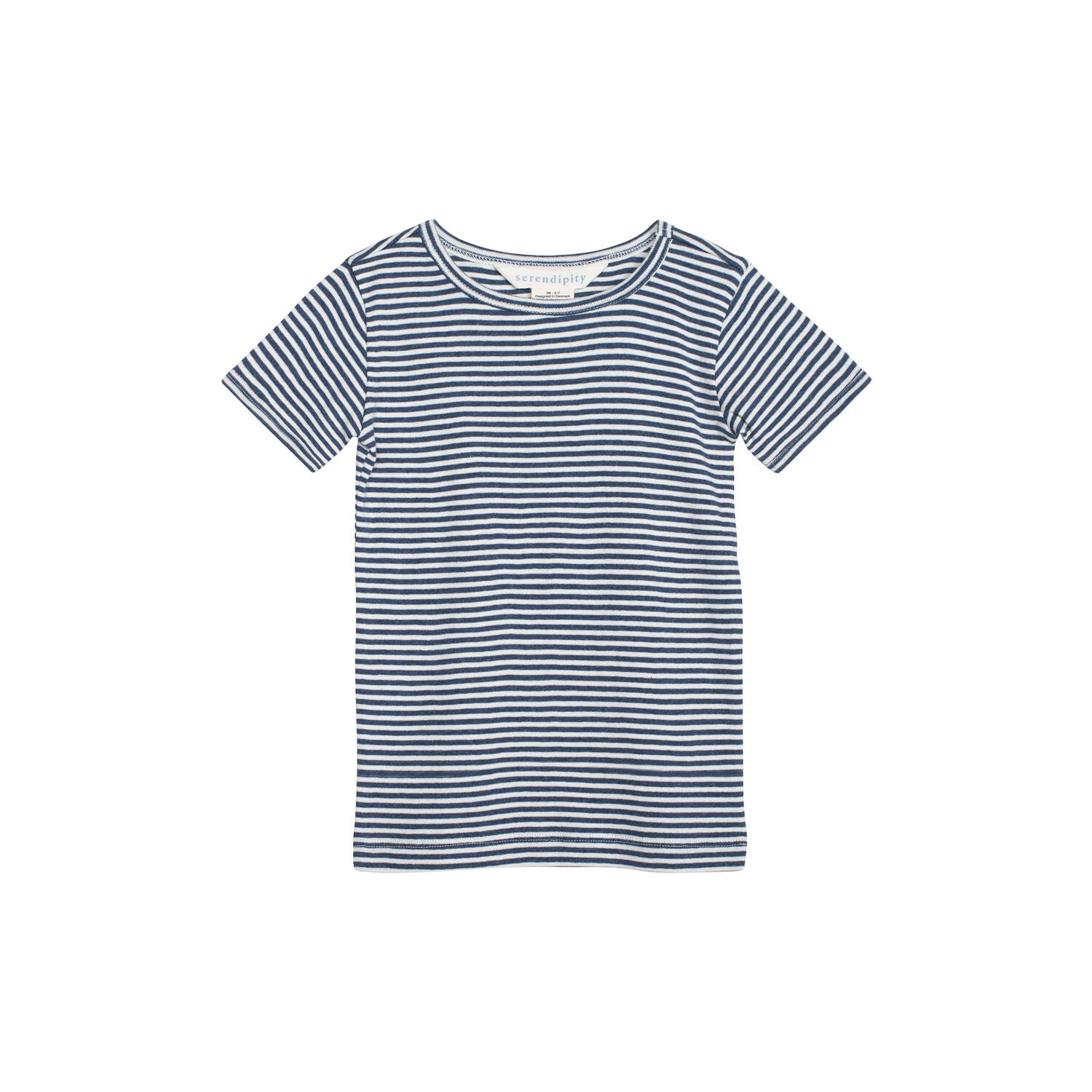 T-Shirt Stripe, navy/offwhite